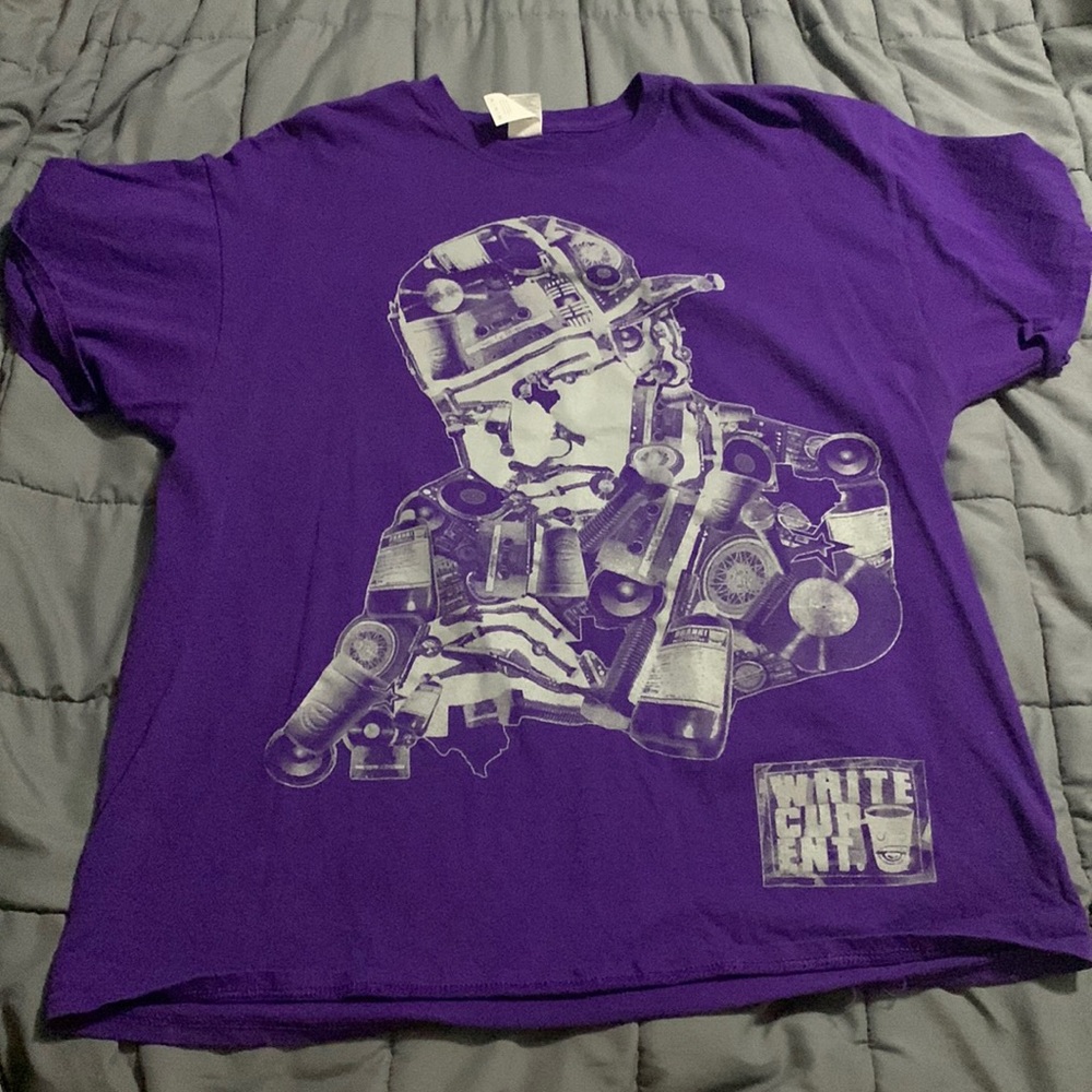 Mens Short Sleeve DJ Screw XL